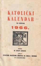 Katolicki kalendar1966