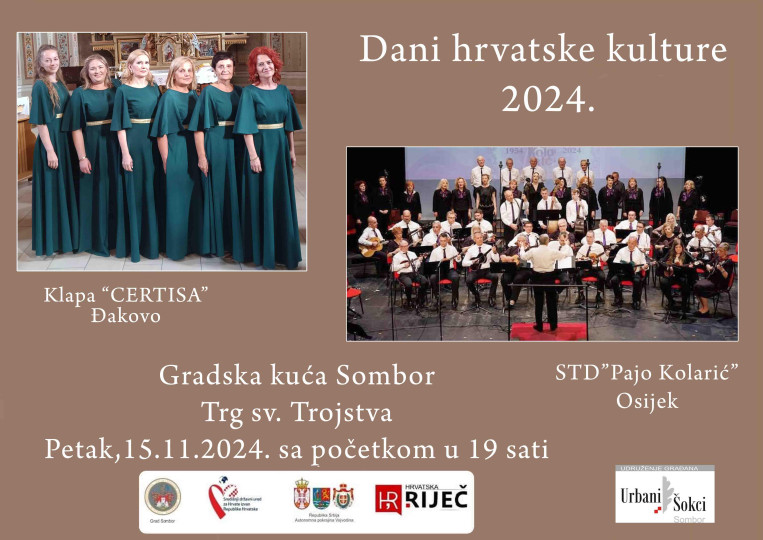 Dani hrvatske kulture 2024. u Somboru