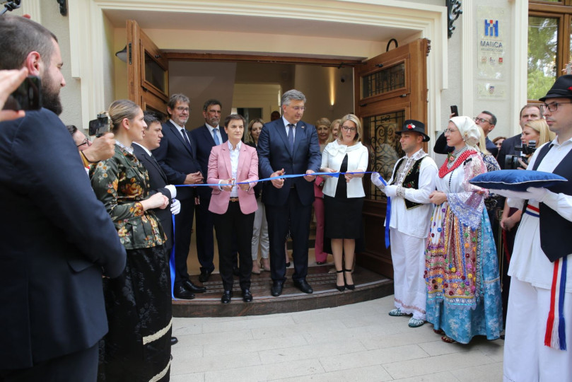 Plenković i Brnabić otvorili Hrvatski dom - Maticu u Subotici